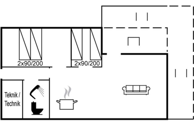 Casa con 2 camere da letto a Toftlund con terrazza - Foto 2