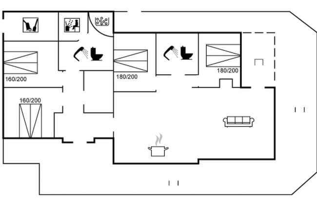 Casa de 4 quartos em Hjørring com terraço e sauna - Foto 2