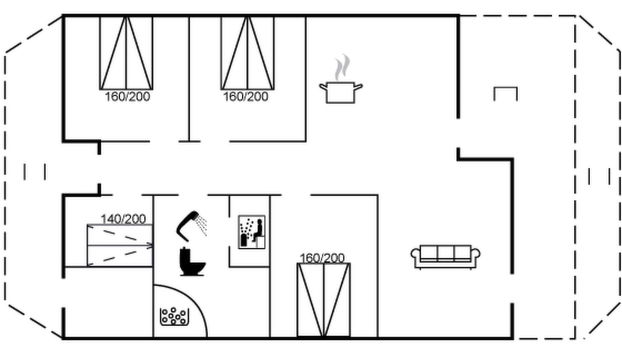 Casa de 4 quartos em Ålbæk com terraço e sauna - Foto 2