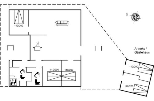 Foto 2 - Casa de 3 quartos em Ebeltoft com sauna