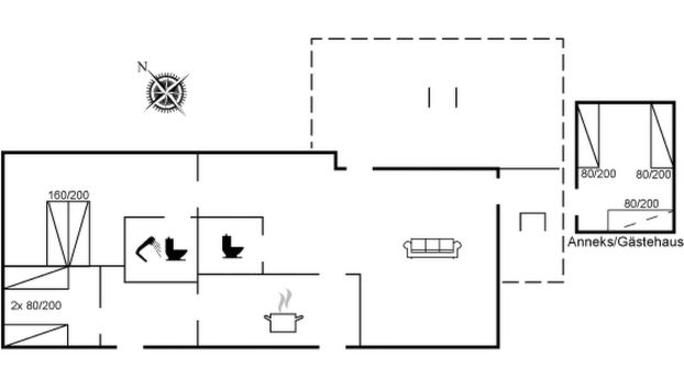 Casa con 2 camere da letto a Løgstrup con terrazza e vasca idromassaggio - Foto 2
