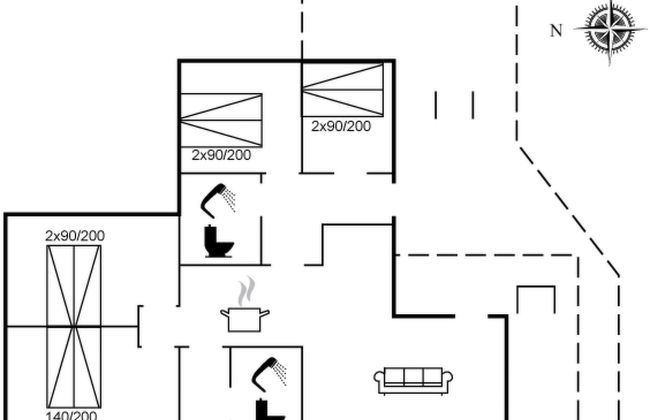 Casa de 4 quartos em Egernsund com terraço - Foto 2