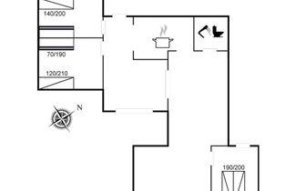 Foto 2 - Casa de 3 quartos em Sæby com terraço