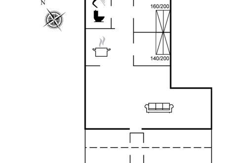 Foto 27 - Casa con 2 camere da letto a Hemmet con terrazza