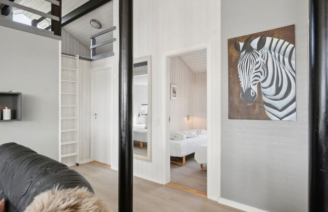 Casa de 4 quartos em Flovt Strand com terraço e sauna - Foto 13
