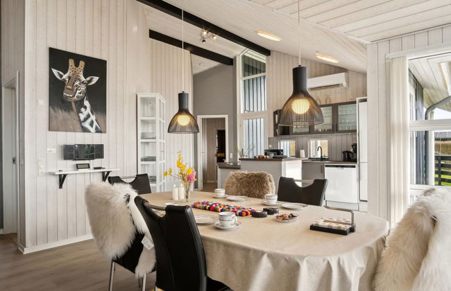 Casa de 4 quartos em Flovt Strand com terraço e sauna - Foto 23