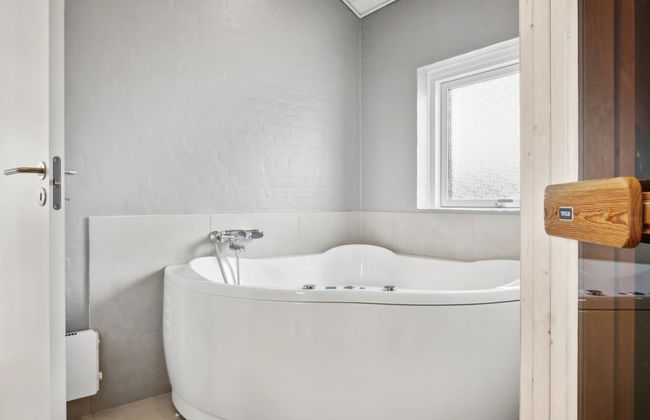 Casa de 4 quartos em Flovt Strand com terraço e sauna - Foto 10