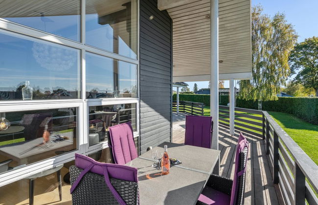 Casa de 4 quartos em Flovt Strand com terraço e sauna - Foto 6