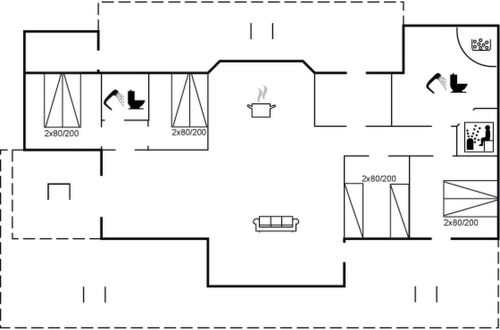 Photo 2 - Maison de 4 chambres à Hirtshals avec terrasse et sauna
