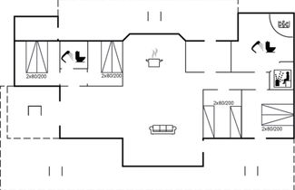 Photo 2 - Maison de 4 chambres à Hirtshals avec terrasse et sauna