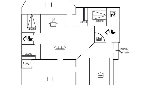 Haus mit 4 Schlafzimmern in Vestervig mit privater pool und terrasse - Foto 2