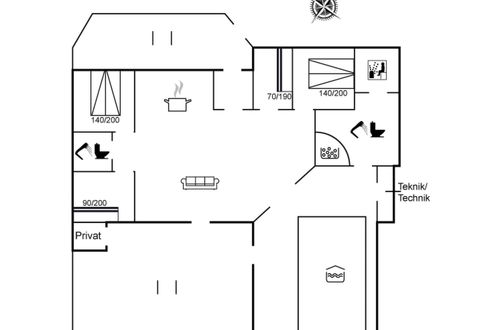 Photo 2 - Maison de 4 chambres à Vestervig avec piscine privée et terrasse