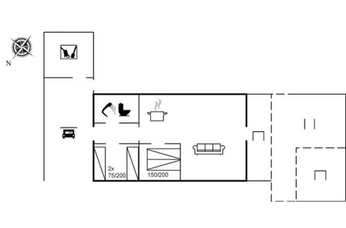 Photo 2 - Maison de 2 chambres à Humble avec terrasse