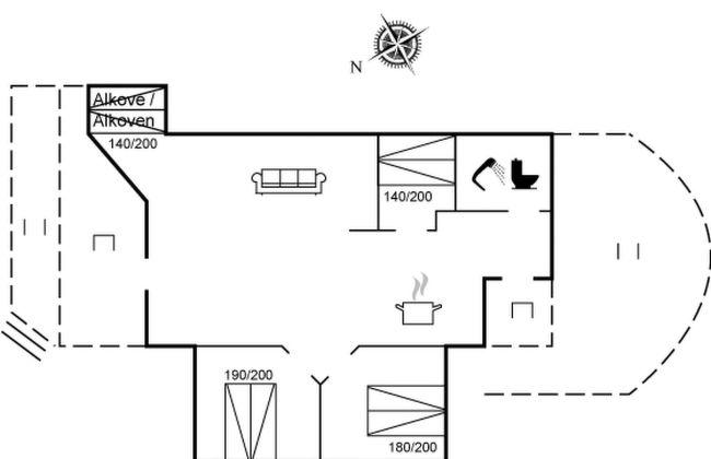 Haus mit 3 Schlafzimmern in Otterup mit terrasse - Foto 2