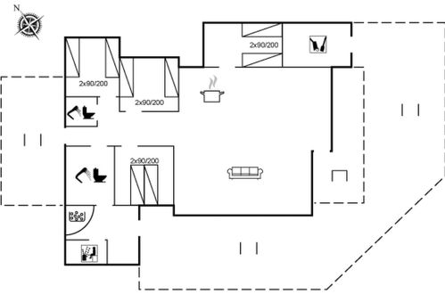 Foto 33 - Casa con 4 camere da letto a Sjællands Odde con terrazza e sauna