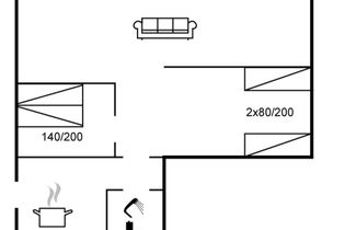 Foto 2 - Apartamento de 1 quarto em Skagen com terraço