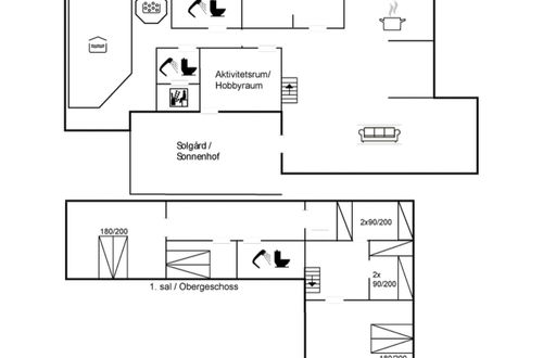 Foto 2 - Haus mit 5 Schlafzimmern in Blåvand mit privater pool und terrasse