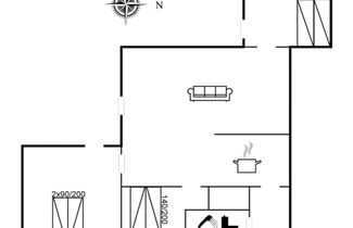 Foto 2 - Casa de 3 quartos em Rømø com terraço