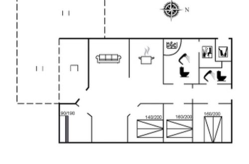Foto 38 - Haus mit 4 Schlafzimmern in Sydals mit sauna
