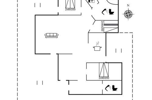 Photo 2 - Maison de 3 chambres à Thisted avec terrasse et sauna