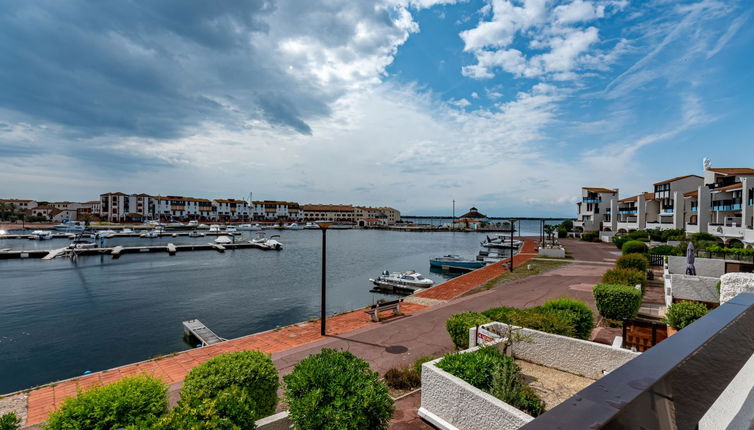 Foto 1 - Appartamento con 1 camera da letto a Le Barcarès con piscina e vista mare