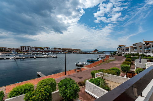 Foto 1 - Appartamento con 1 camera da letto a Le Barcarès con piscina e vista mare