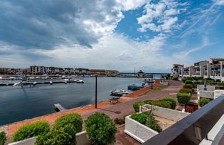 Foto 1 - Appartamento con 1 camera da letto a Le Barcarès con piscina e terrazza