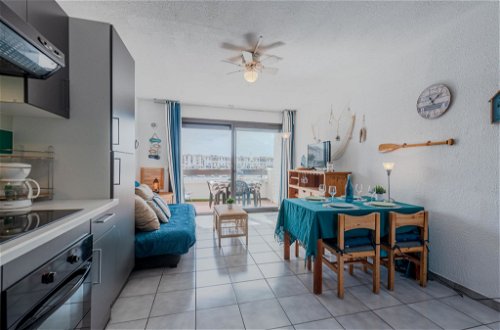 Foto 14 - Apartamento de 1 habitación en Le Barcarès con piscina y vistas al mar