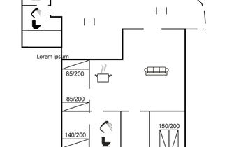 Foto 2 - Casa de 3 quartos em Rømø com terraço e sauna