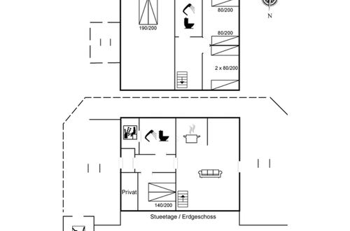 Foto 17 - Casa con 4 camere da letto a Rømø con terrazza e sauna