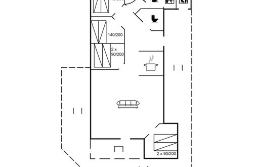 Foto 2 - Casa de 4 quartos em Rømø com sauna