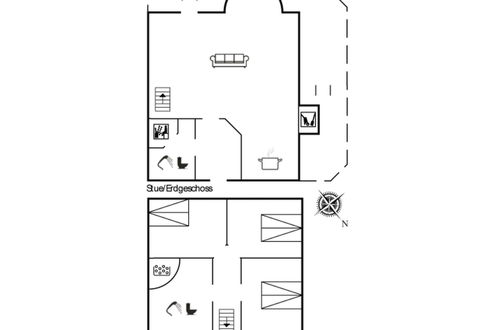 Foto 2 - Casa de 3 quartos em Rømø com terraço e sauna