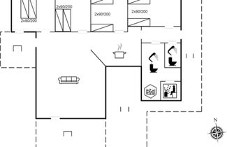 Foto 1 - Casa de 4 quartos em Vejers Strand com terraço e sauna