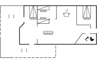 Foto 1 - Casa de 2 quartos em Blåvand com terraço