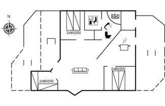 Foto 2 - Casa de 3 quartos em Hvide Sande com terraço e sauna