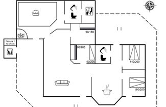 Foto 2 - Casa con 4 camere da letto a Saltum con piscina privata e terrazza