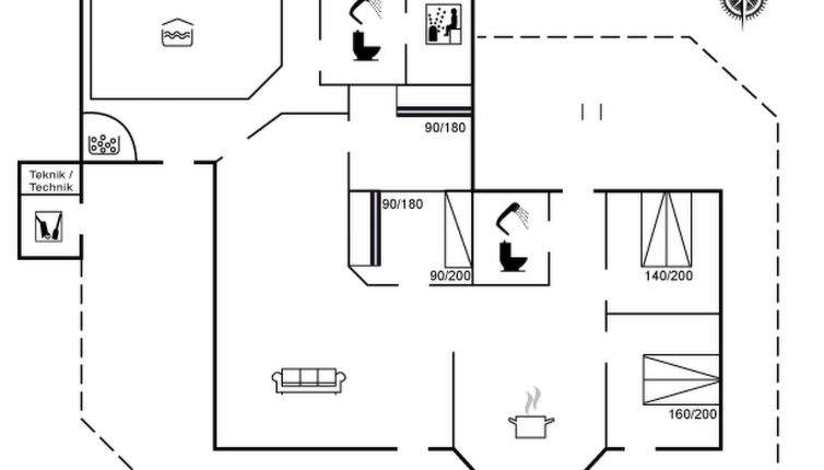 Foto 1 - Haus mit 4 Schlafzimmern in Saltum mit privater pool und terrasse