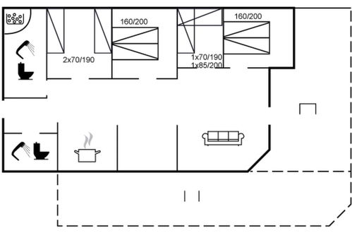 Foto 31 - Casa de 4 habitaciones en Væggerløse con terraza