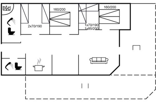 Foto 2 - Casa de 4 quartos em Væggerløse com terraço