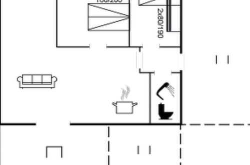 Foto 12 - Haus mit 2 Schlafzimmern in Klitmøller mit terrasse