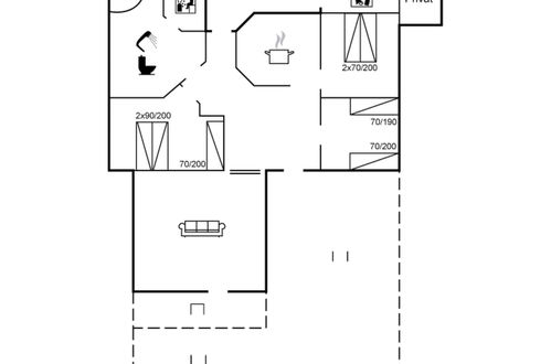 Foto 30 - Casa de 3 habitaciones en Klitmøller con terraza y sauna