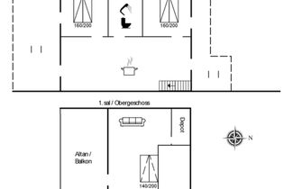 Foto 2 - Apartamento de 2 quartos em Rømø com terraço