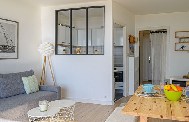 Apartamento de 1 quarto em Quiberon com jardim e terraço - Foto 12