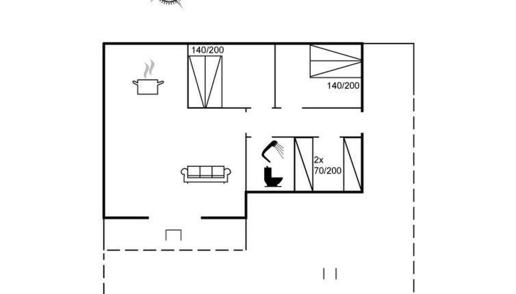 Foto 1 - Haus mit 3 Schlafzimmern in Fanø Bad mit terrasse