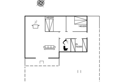 Foto 1 - Haus mit 3 Schlafzimmern in Fanø Bad mit terrasse