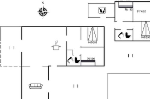 Foto 31 - Casa de 2 habitaciones en Blokhus con terraza