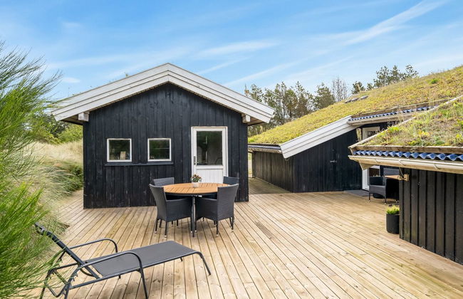 Casa de 4 quartos em Blokhus com piscina privada e terraço - Foto 10