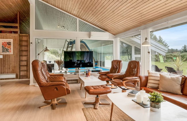 Casa de 4 quartos em Blokhus com piscina privada e terraço - Foto 14