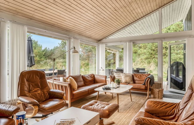 Casa de 4 quartos em Blokhus com piscina privada e terraço - Foto 13