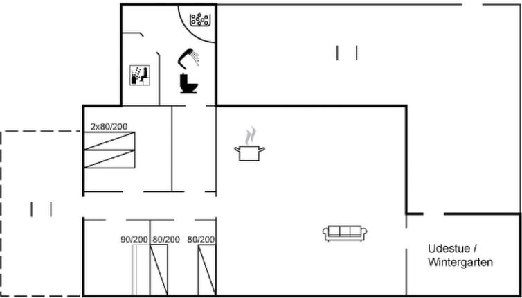 Foto 1 - Casa con 3 camere da letto a Vejers Strand con terrazza e sauna
